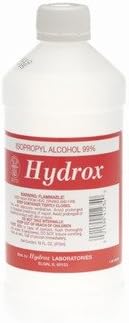 HDX52 - Hydrox Laboratories 91% and 99% Isopropyl Rubbing Alcohol,16.000 OZ