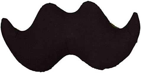 Moustache Shaped Pillow Black Pre Filled Pillow (11" x 21")