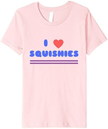 unisex-child I Heart Squishies TShirt for Squishy Lover 8 Pink
