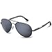 DUCO Polarized Sunglasses Men Women Retro Classic Square Sun Glasses Oversized Vintage Metal Frame Trendy Shades DC3032