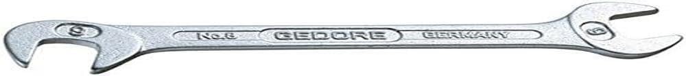 Gedore 8-5 5 mm Small Double Ended Midget Spanner - Silver