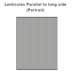 3DReactions Lenticular Blank Sheets 52 LPI with