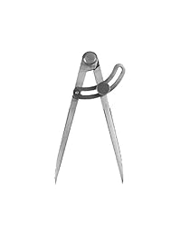 10" 250 mm divisor Caliper Wing Brújula metal marcado Círculos cerrajero Madera