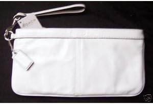 white patent leather clutch