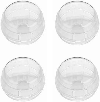 Wudi Clear Stove Knob Covers, Child Safety Guards Cooker Switch Cover Gas Shield Protection Locks for Children Safe