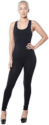 Womens Racerback Catsuit Sleeveless Bodycon Bodysuit Strectable Romper
