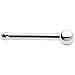 Solid 14k White Gold 1.5mm Ball Nose Stud Bone 20 Gauge 1/4