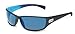 Bollé - Python, Black Blue Matte, Polarized TNS Gun Lens, Category 3 Lens, Medium Sunglasses, Sunglasses for Men, Sunglasses for Women, Sport Sunglasses