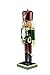 Clever Creations Maroon Soldier 10 Inch Traditional Wooden Nutcracker, Festive Christmas Décor for Shelves and Tables