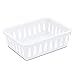 Sterilite 16058024 Mini Storage Tray, White, 24-Pack