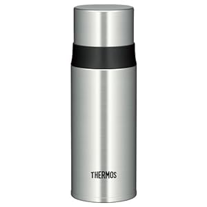 THERMOS ステンレススリムボトル 0.35L ステンレスブラック FFM-350 SBK