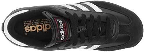 adidas Boy's Samba Classic Soccer Shoe, Black/White/Black, 2.5 Little Kid