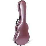 Crossrock Anti-scratch Flight Case in Rose Gold, Poly Carbon 4/4 Classical Guitar (CRF4000CRG)