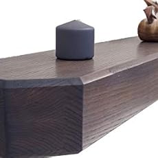Amazon Com Rustic Wood Beam Floating Shelf Fireplace Mantel