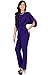 KOH KOH Womens Short Sleeve Sexy Semi Formal Cocktail One Piece Jumpsuit Romper
