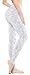 Queenie Ke Women Power Flex Yoga Pants Workout Running Leggings Size S Color White Grey Space Dye Long