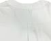 Face N Face Women's Summer V Neck Solid Loose Casual Cuffed Long Sleeve Blouses Large White