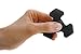 Aluminum Fidget Spinner EDC Focus Toy - Machined Aluminum with Premium Ceramic Hybrid Bearing for Ultra Long Spins - Great for ADD, ADHD, Autism, Stress and Anxiety Relief (Black)