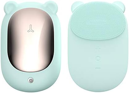 Cleansing Brush -Silicone Cleansing Brush Waterproof Electric Cleansing Instrument, USB Chargeable Washing Brush Beauty Instrument Two In One Suitable for All Skin Types