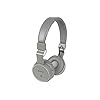 Wireless-Bluetooth-Headphones-Hands-free-calls-FM-radio-and-SD-card-slot-Noise-cancelling-Gray Wireless Bluetooth® Headphones-Hands free calls, FM radio and SD card slot, Noise cancelling-Gray