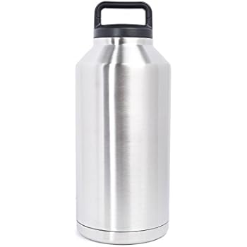 The Lobo Leak-Proof Stainless Steel Double-Walled Vacuum Insulated Large Capacity Bottle Growler Thermos Flask 64 OZ