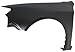 CPP Front Driver Side Primed Fender Replacement for 2008-2011 Subaru Impreza