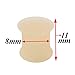 0G 0 gauge 8mm Skin Implant grade sili Double Flare Flesh Tunnels Ear Plugs AGAR Stretching Stretchers Piercing SI03 2Pcs