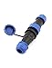 uxcell Pair Waterproof Aviation Cable Connector + Socket SD20-4 4 Pin IP68