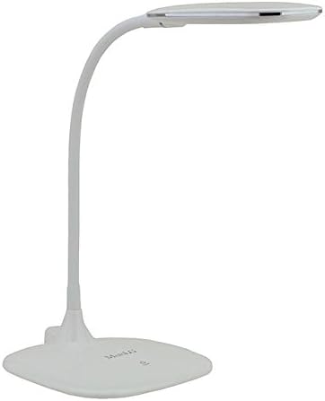 MarsLG® 3-Level Dimmable Flexible Neck Rechargeable LED Desk Lamp 5-Watt, 2443WH