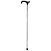 Ez2care Luxury Adjustable Folding Cane with Carrying Case, Black and White Geometric Pattern