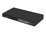 Ubiquiti EdgeSwitch 16 - Switch - 16 Ports - Managed - Rack-Mountable - Black (ES-16-150W)