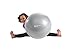 Gaiam Kids Balance Ball - Exercise Stability Yoga Ball, Kids Alternative Flexible Seating for Active Children in Home or Classroom (Satisfaction Guarantee), Grey, 45cm