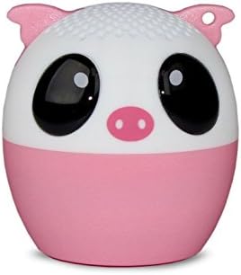 Bluetooth Mini Animal Wireless Speaker, Portable Lucky Pink Pig Rechargeable Battery Speaker with Powerful Rich Roomfilling Sound/3W Audio Driver/Remote Selfie Function for Cellphone Laptop Tablets