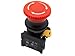 Alpinetech LMB22 Red 22mm 1NC Emergency Stop Push Button Switch Estop EPO Mushroom Switch