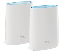 Orbi Home WiFi System by NETGEAR. Better WiFi Everywhere with 3 Gigabit Speed, Tri-Band Mesh WiFi, Easy Setup, Replaces WiFi Range Extenders