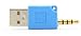 Importer520 Blue - Compatible with iPod Shuffle 2nd Generation USB Charger Adapter