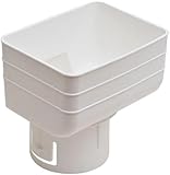 K-TEC GUTTER SUPPLY 3"x4"x3" Downspout Drainage