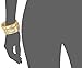 Anne Klein Women's AK/2826HNST Gold-Tone and Horn Resin Watch and Bangle Set