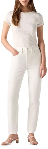 Femme Jeans 724 High Rise Straight, Cloud Dancer, 29W / 28L