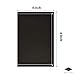 Better crafts Cardboard Photo Folder 4x6 (100 Pack) - Black Card Folder with Nice Silver Design- Great for Wedding Pictures, Baby, Graduation, Friends and Many More!