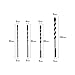 Masonry Drill Bits Set, 10 Piece Tungsten Carbide Tip Drill Bits for Porcelain Ceramic Tile, Concrete, Brick Wall, Glass, Mirrors, Plastic Wood (3 4 5 6 6 8 8 10 10 12mm)