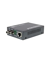 Fast Ethernet conversor de medios de fibra UTP a 100base sx St Multimode, 2 KM,...