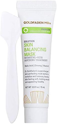 GoldFaden Md Skin Balancing Mask Travel Size (Free Facial Spatula Included)