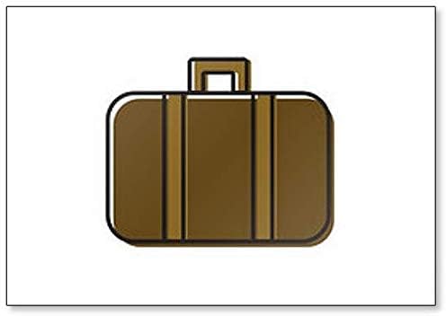 old fashioned leather suitcase