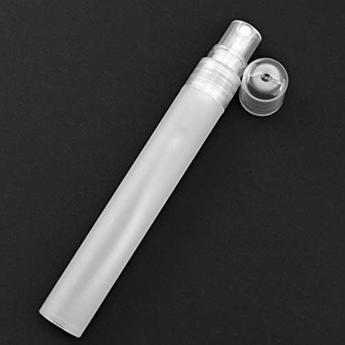 FiveSeasonStuff 5 Piece 10ml Mini Fine Mist Spray Bottle for Perfume Face Hydration Toner Frosted Plastic Atomiser Air Travel Size Refillable and Reusable - Image 3