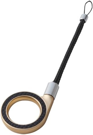 Deff Finger Ring Strap - Gold/Carbon