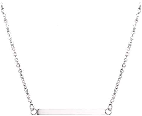 Glimmerst Bar Pendant Necklace 18K Gold 