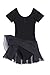 Arshiner Girls Ballet Leotard with Chiffon Tutu Skirt Dance Wear Short Sleeve Toddler Ballerina Outfit Dress
