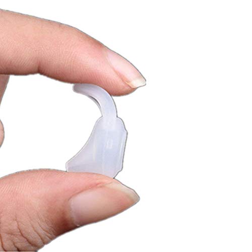 Replacement Silicone Ear Bud Gel Tips Cover Pads 10 PCS for Bluetooth in-Ear Headset Earpiece - Black - Thumbnail 3