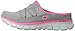 Skechers Sport Women's Synergy Free Play Fashion Sneaker,Grey/Hot Pink,8.5 M US